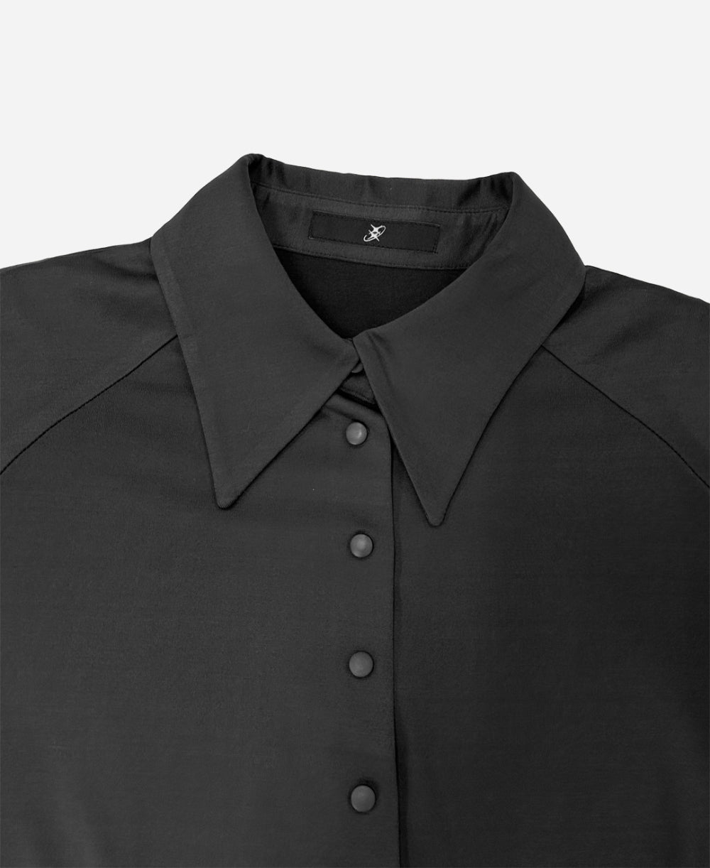 Laurent padded button shirt