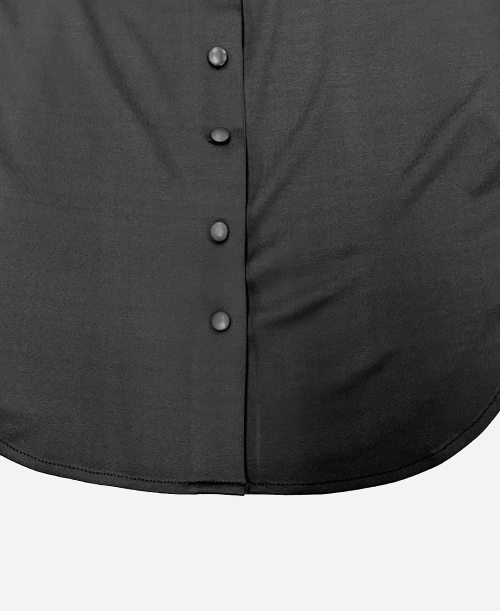 Laurent padded button shirt