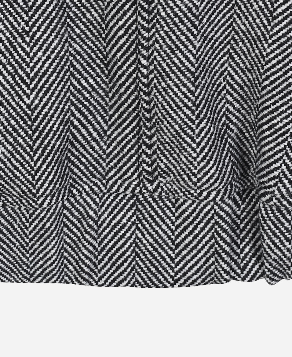 Herringbone bomber jacket & shorts