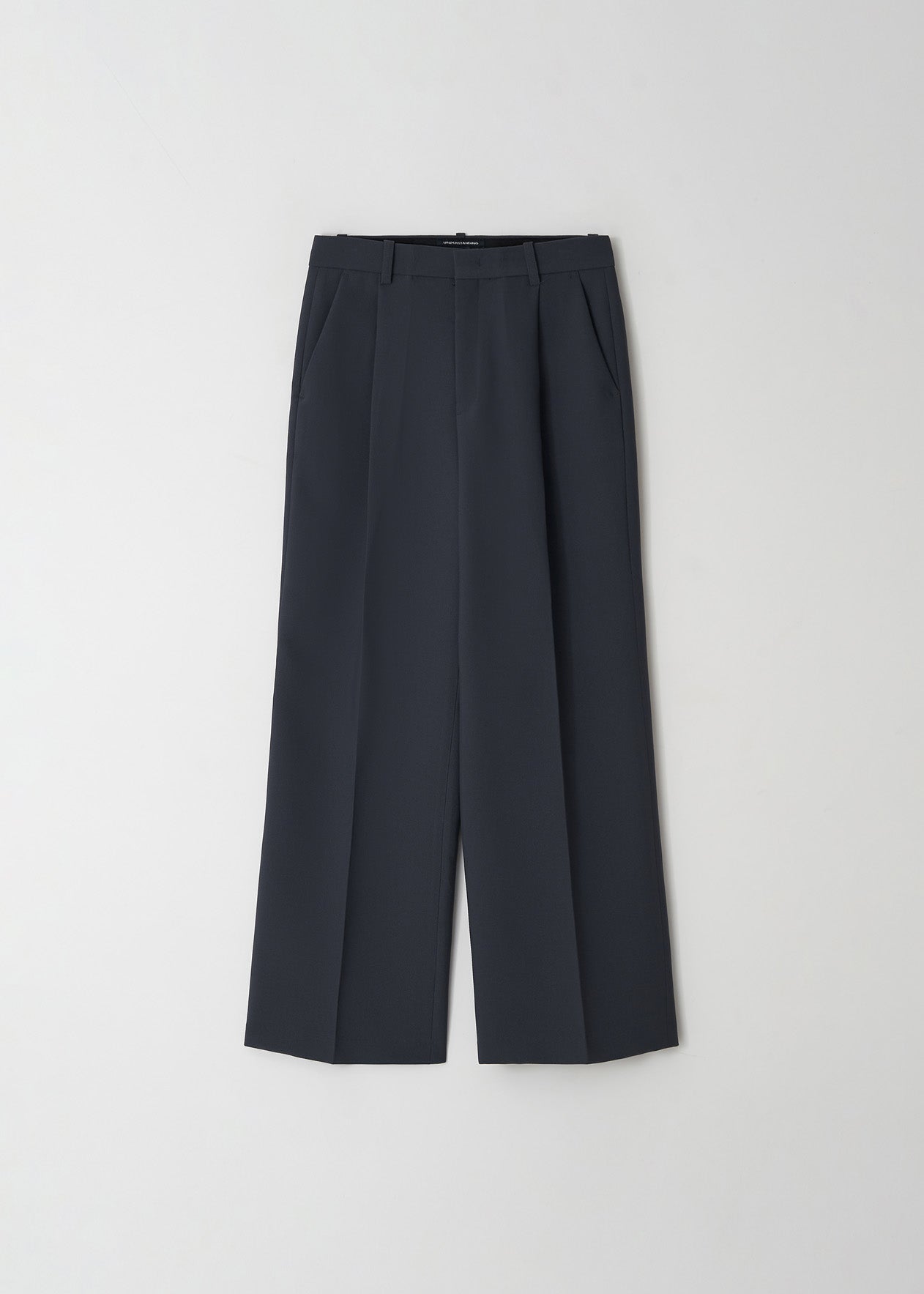 25 Edition spring one tuck pants charcoal