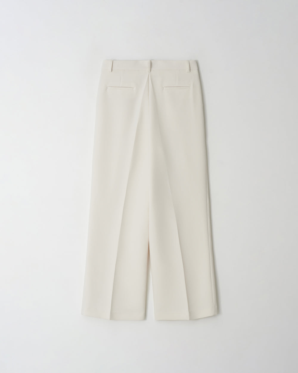 25 Edition spring one tuck pants ivory