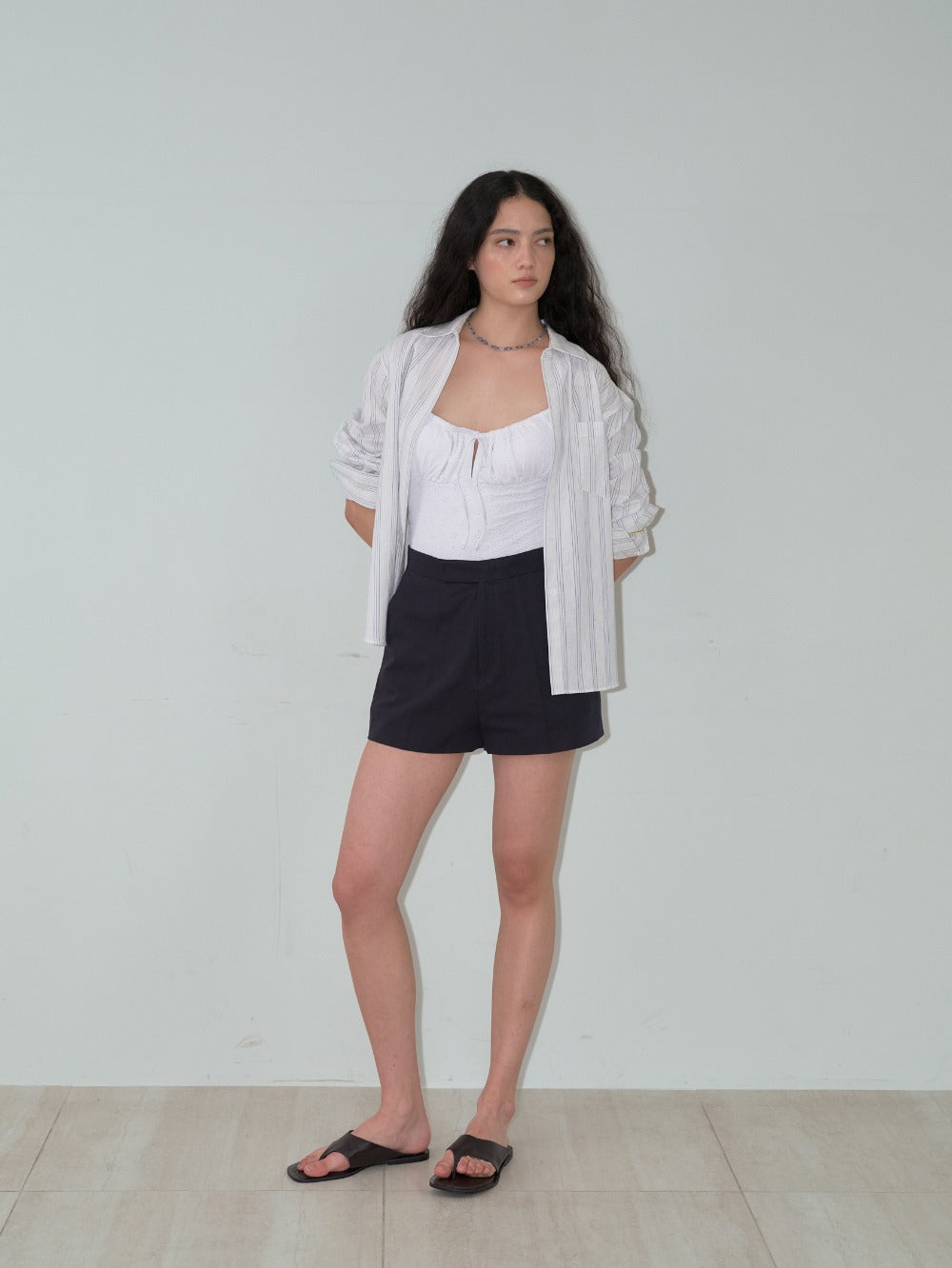 Essential Cotton Stripe Shirt