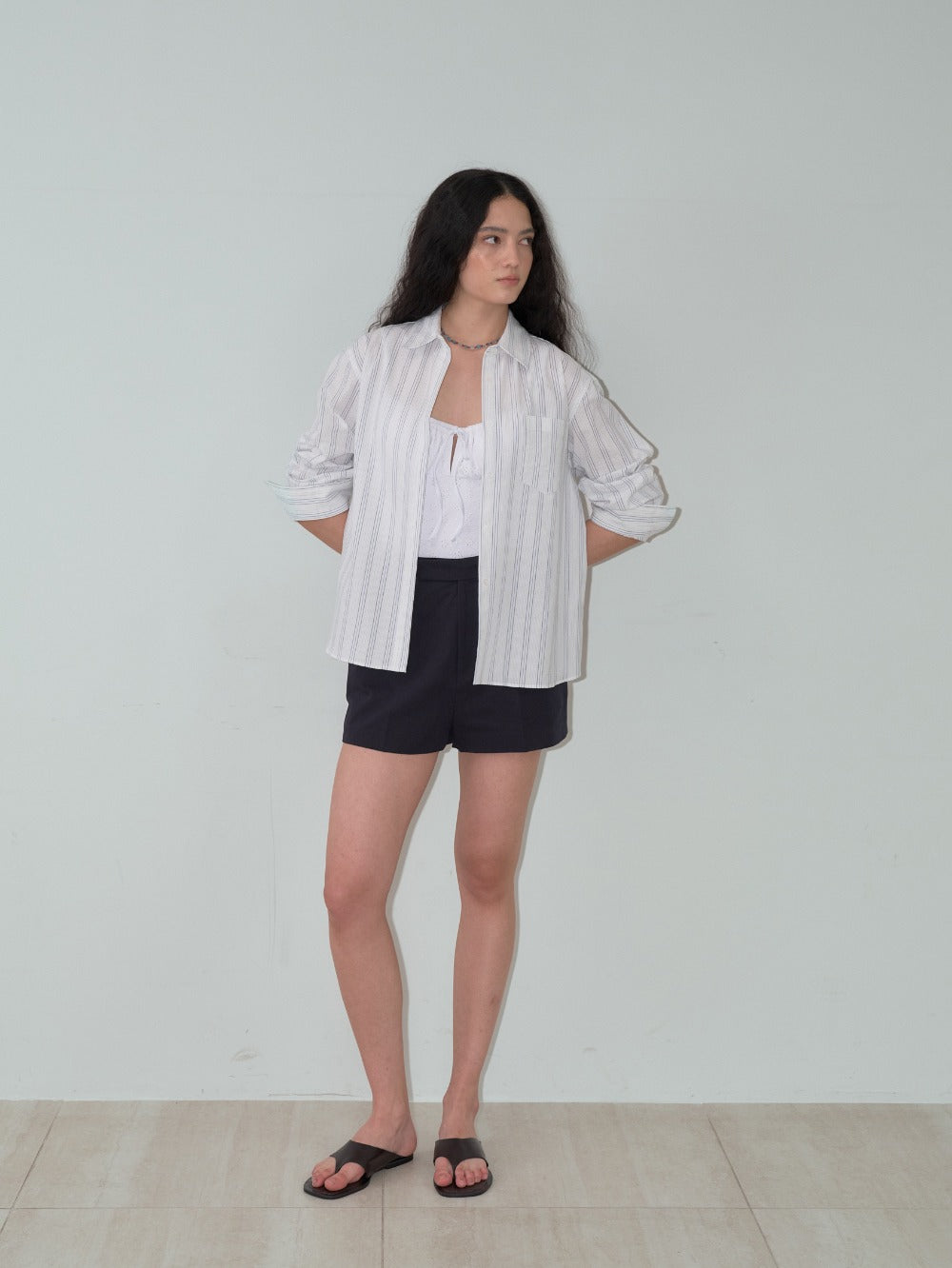 Essential Cotton Stripe Shirt
