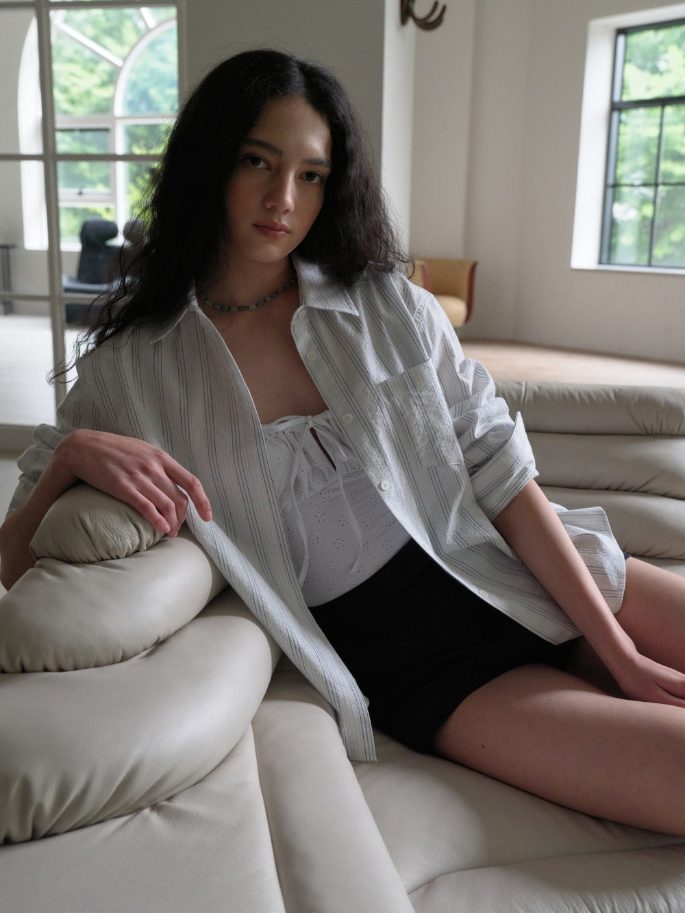 Essential Cotton Stripe Shirt