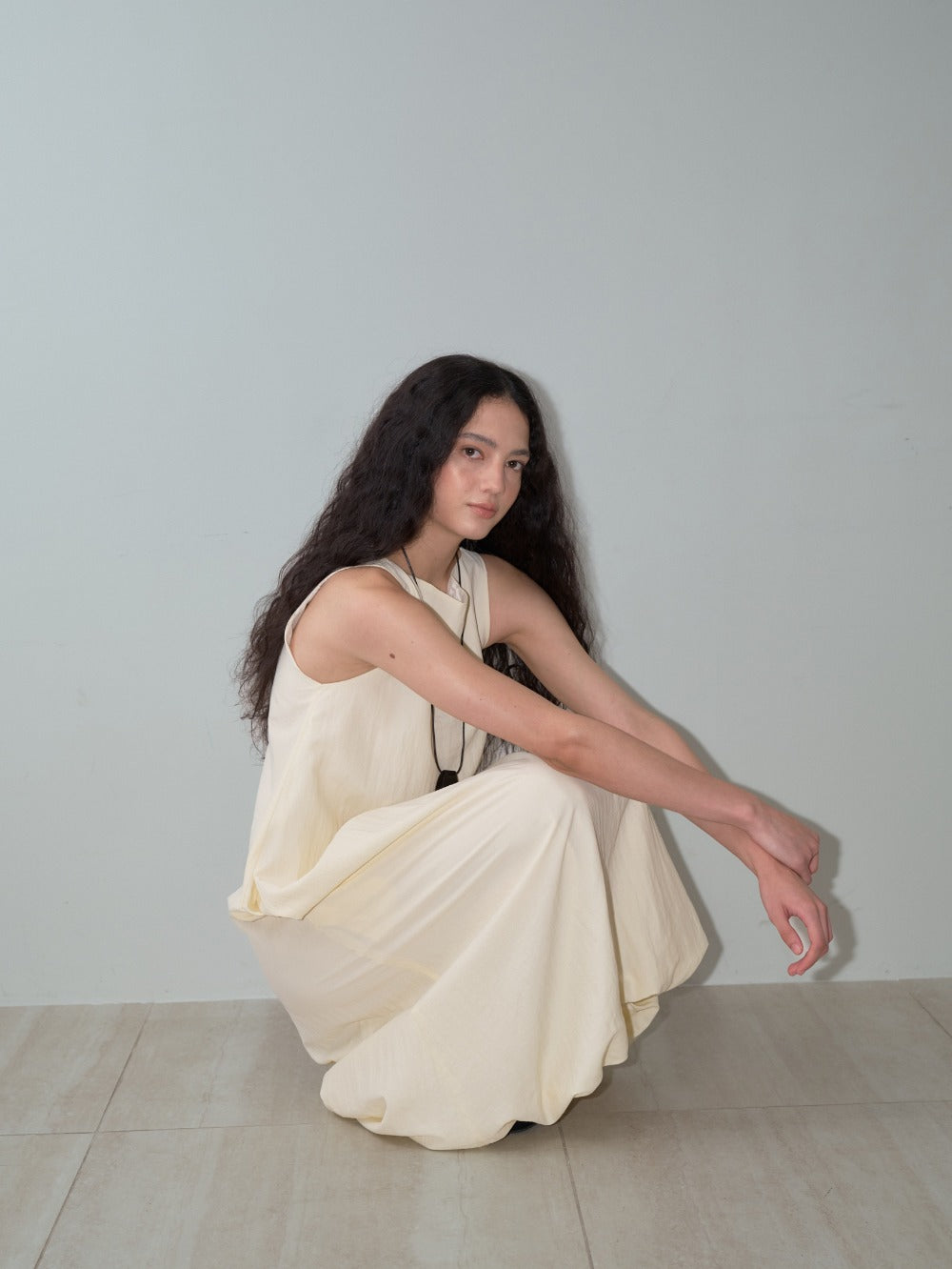 Bamboo Blend Cocoon Dress Butter