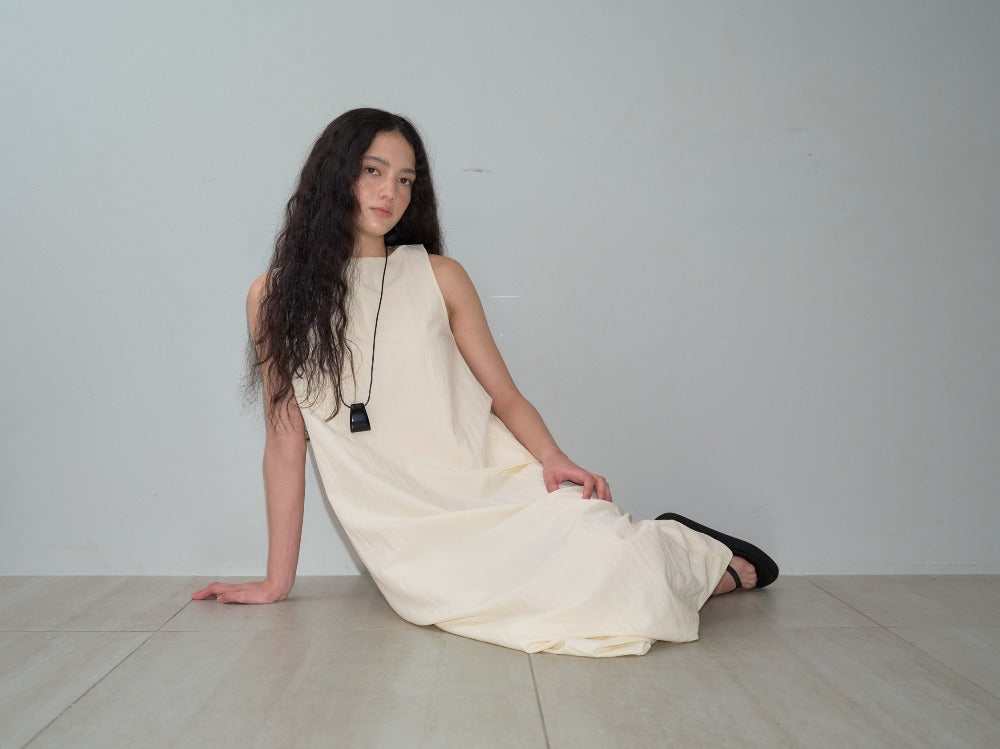 Bamboo Blend Cocoon Dress Butter