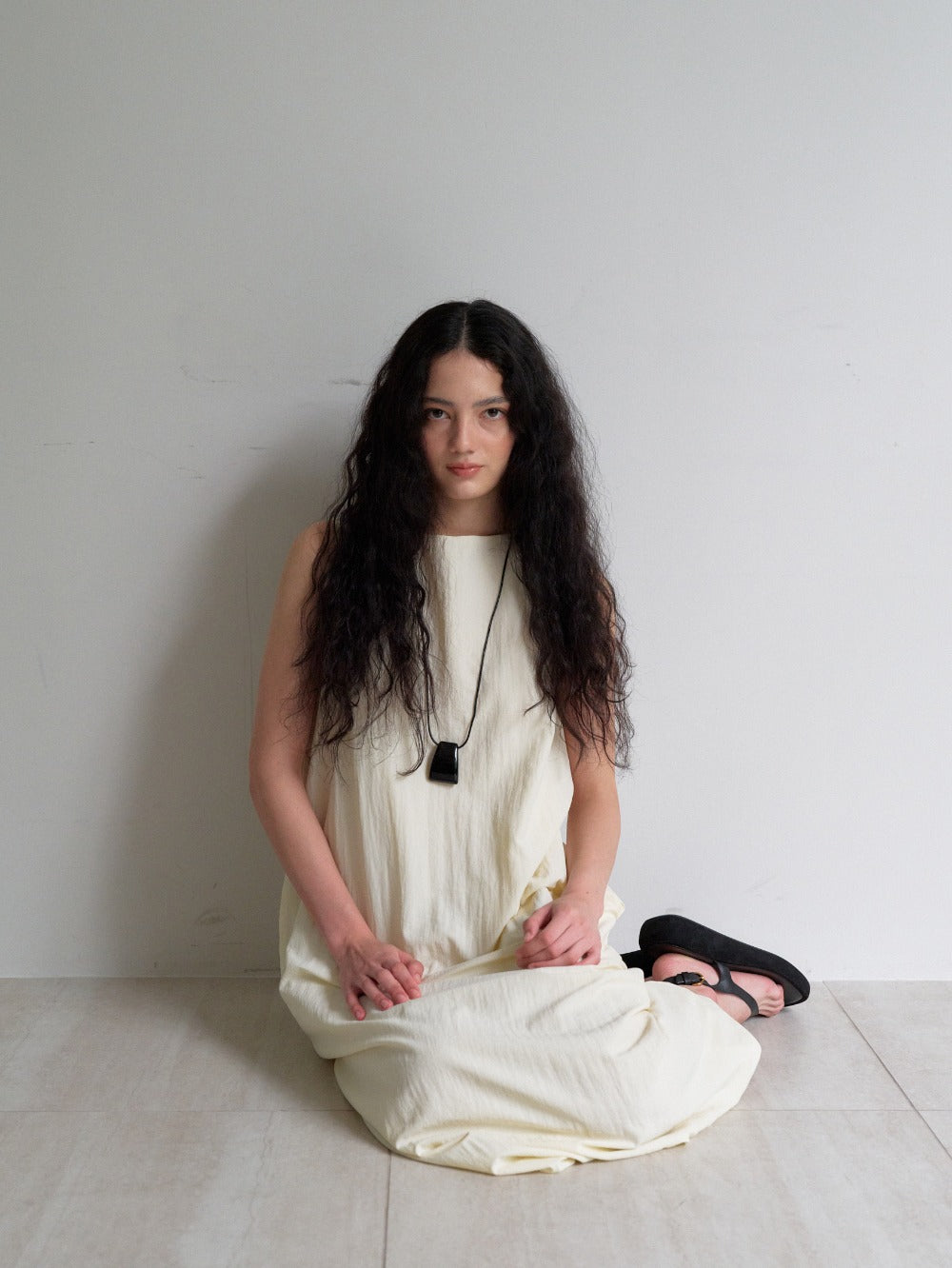 Bamboo Blend Cocoon Dress Butter