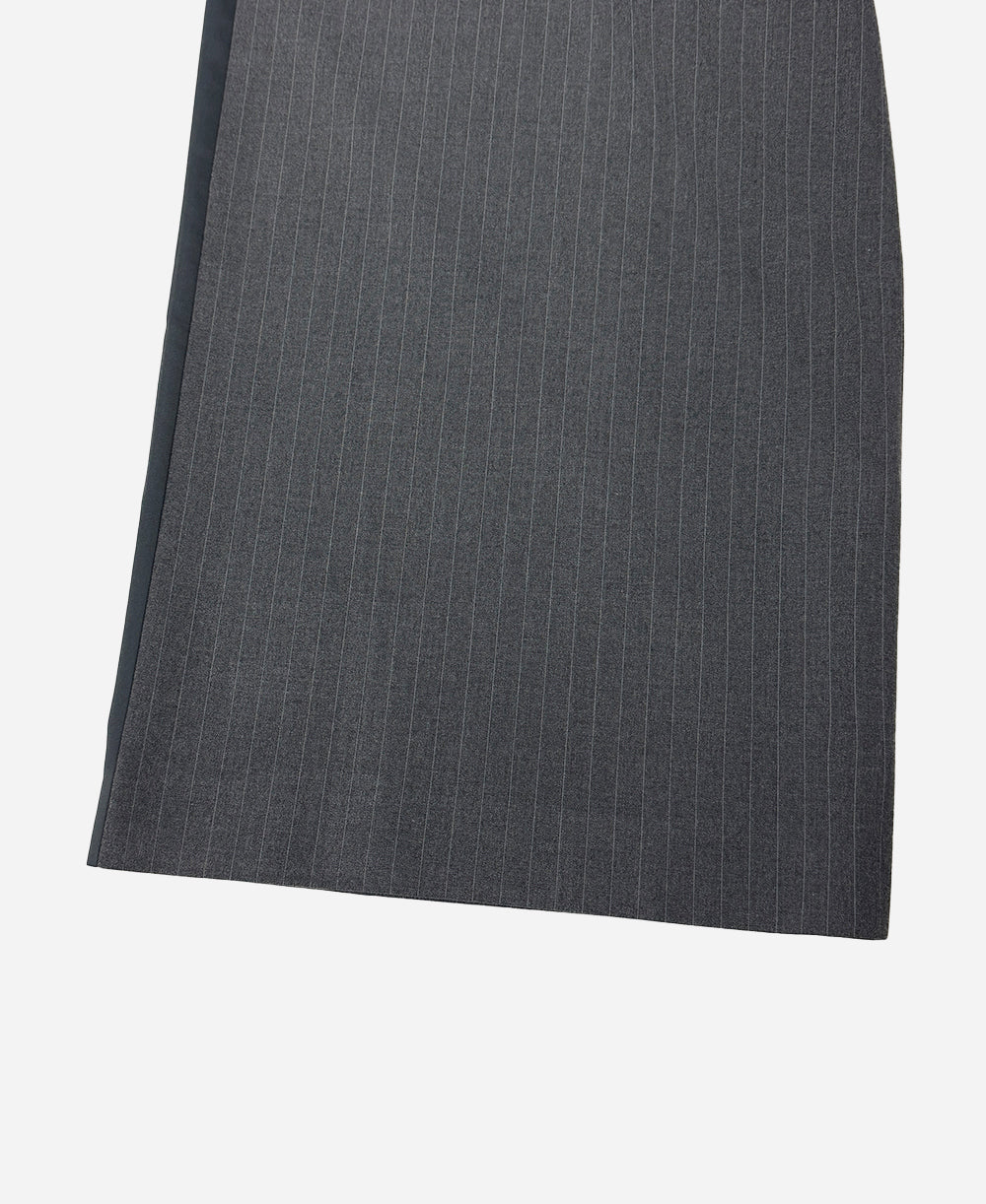Classic pin stripe 2tuck wide pants