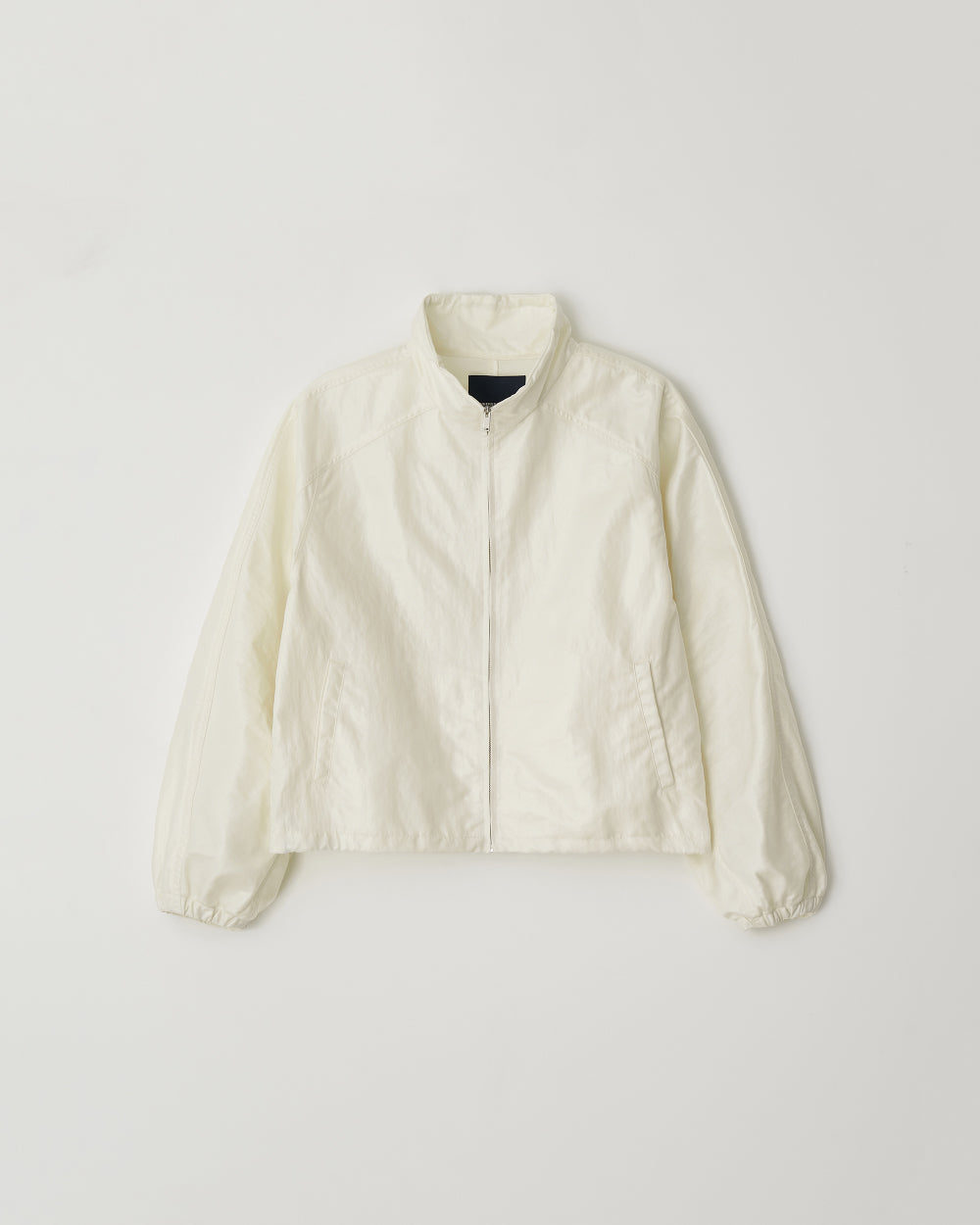 Coated wind zip up