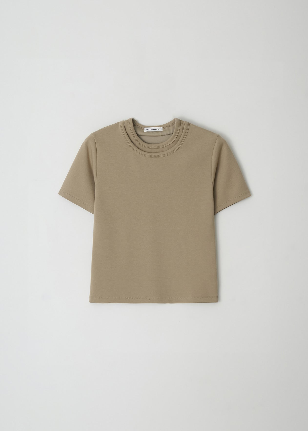 Double neck t-shirt