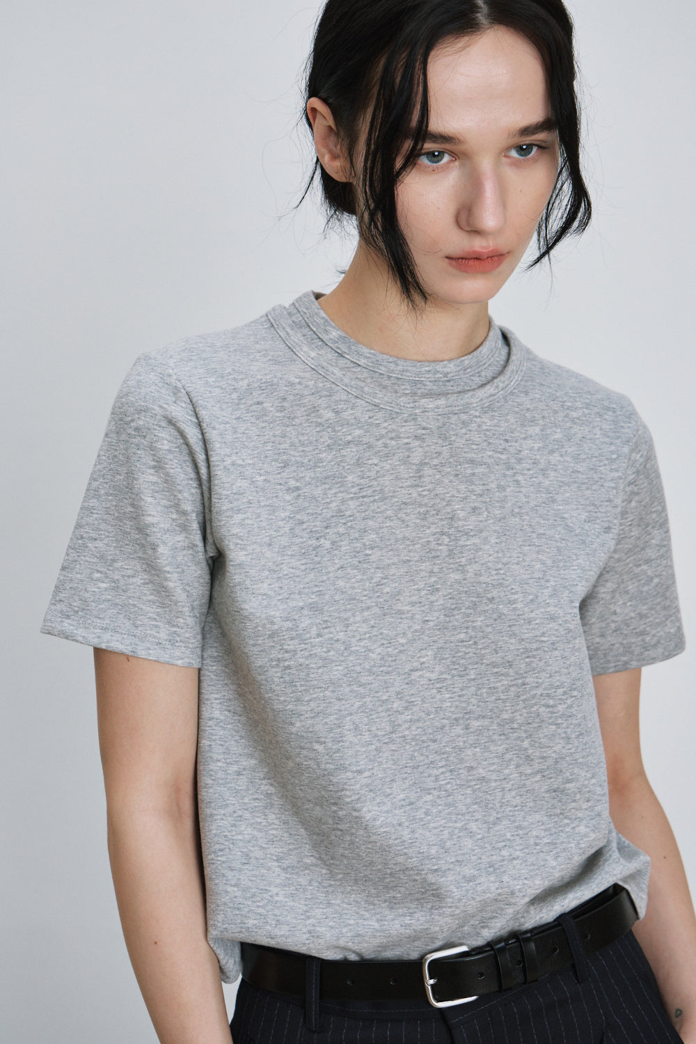 Double neck t-shirt
