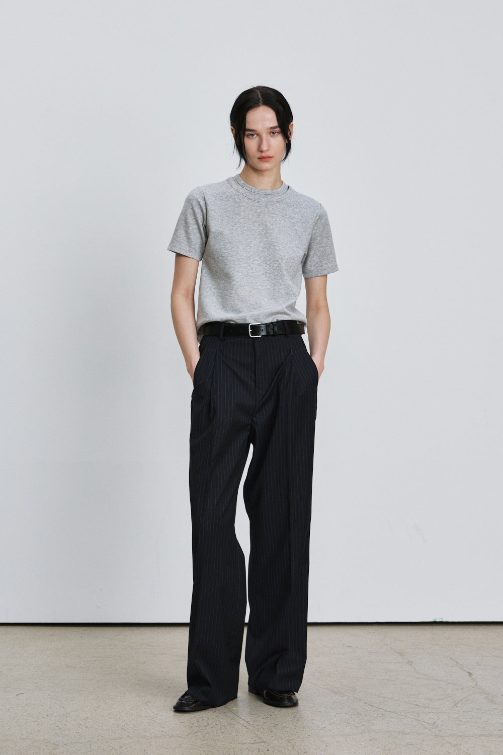 Double neck t-shirt