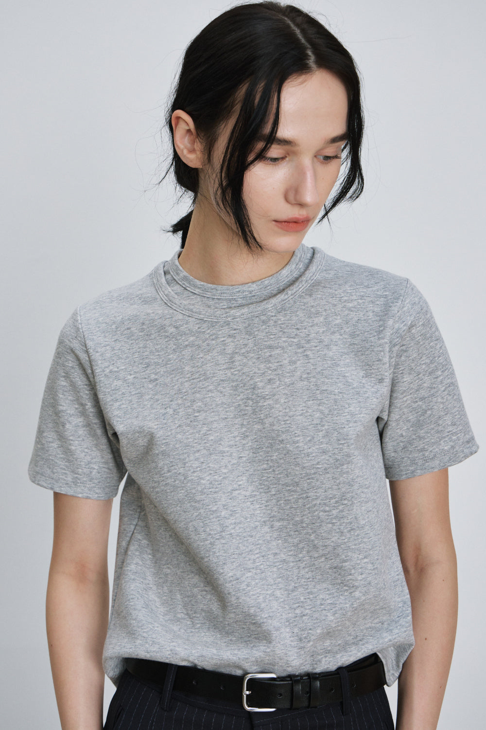Double neck t-shirt