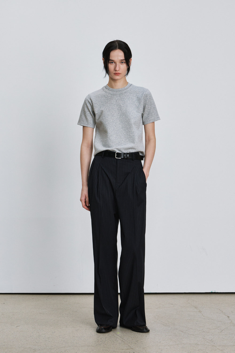 Double neck t-shirt