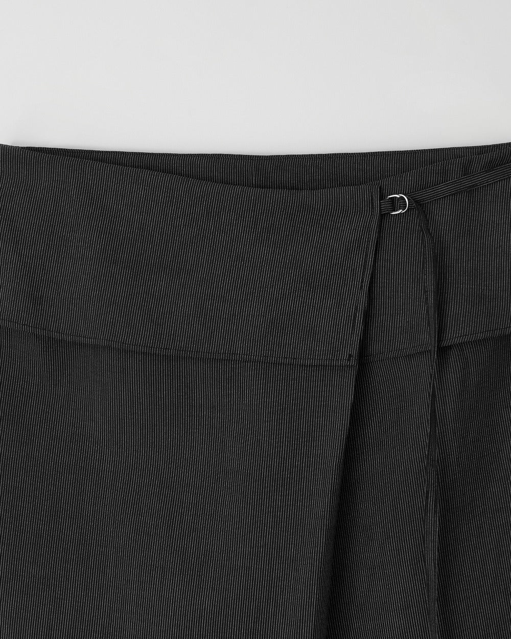 Fold-Front Wide Trousers
