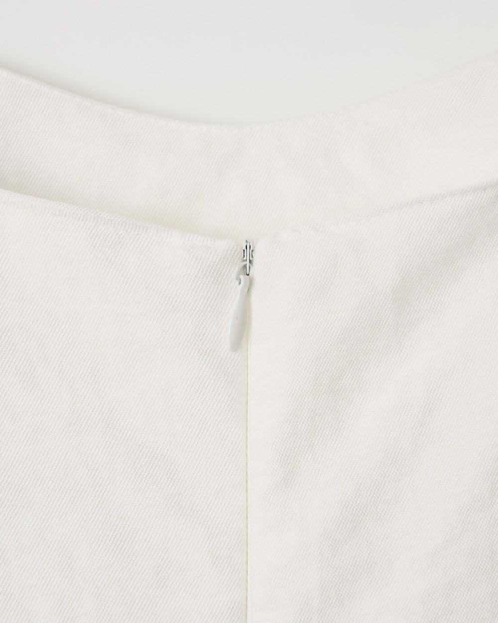 Square-Neck Linen Blend Top