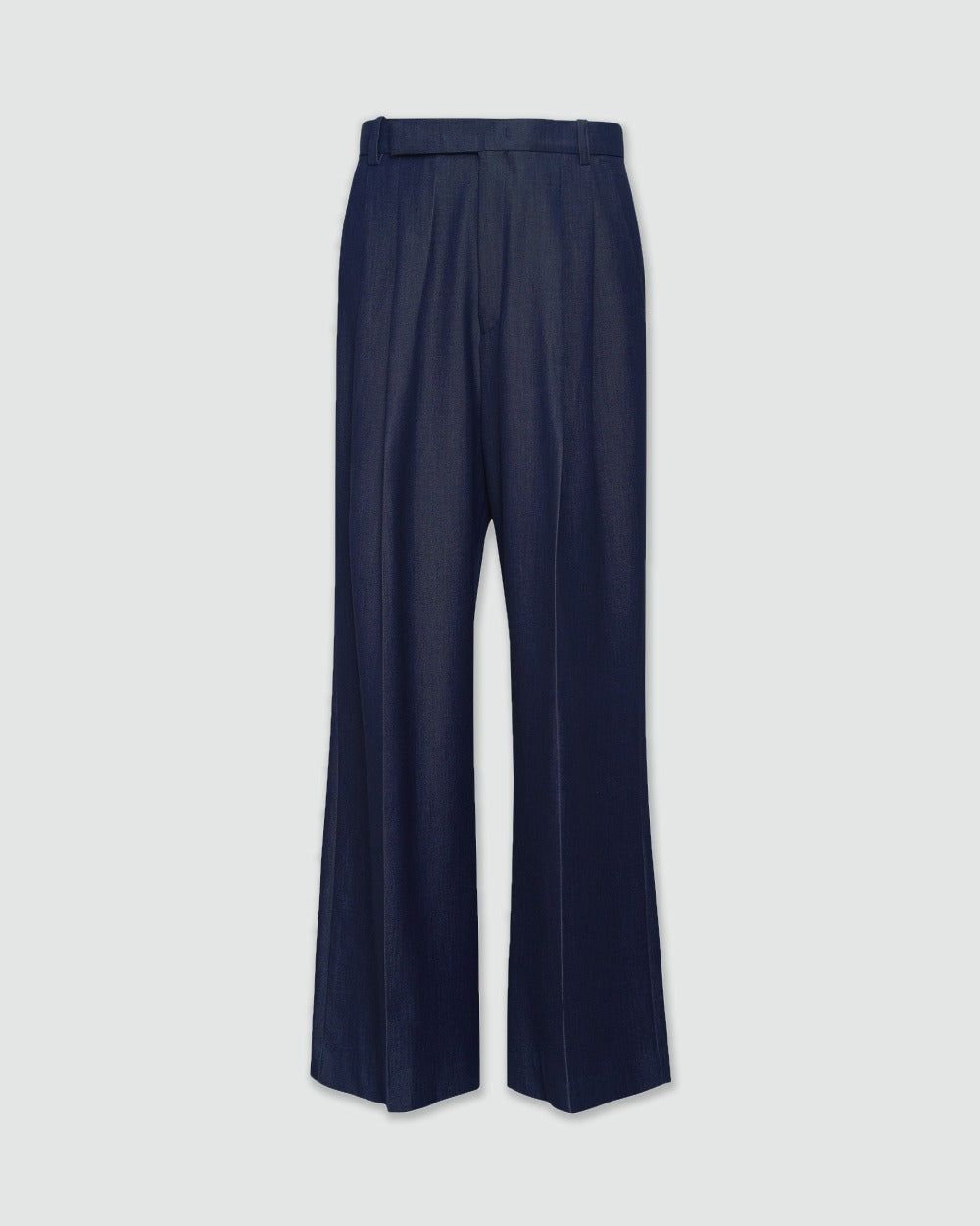 Glossy Summer Trousers Black