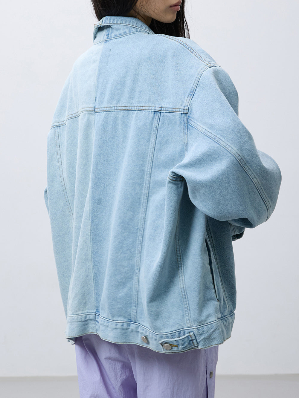 Ice two-tone denim jacket