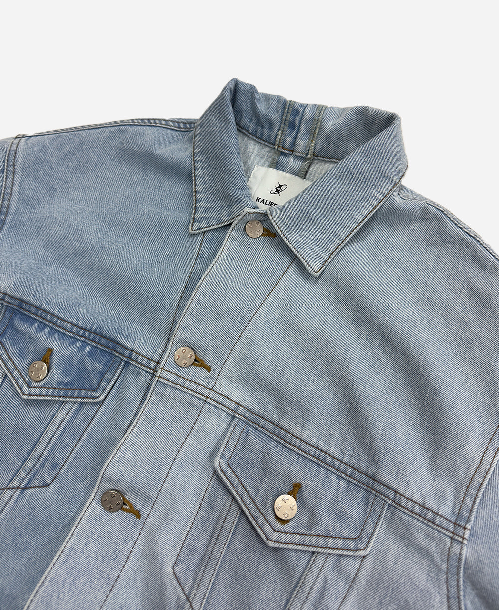 Ice two-tone denim jacket