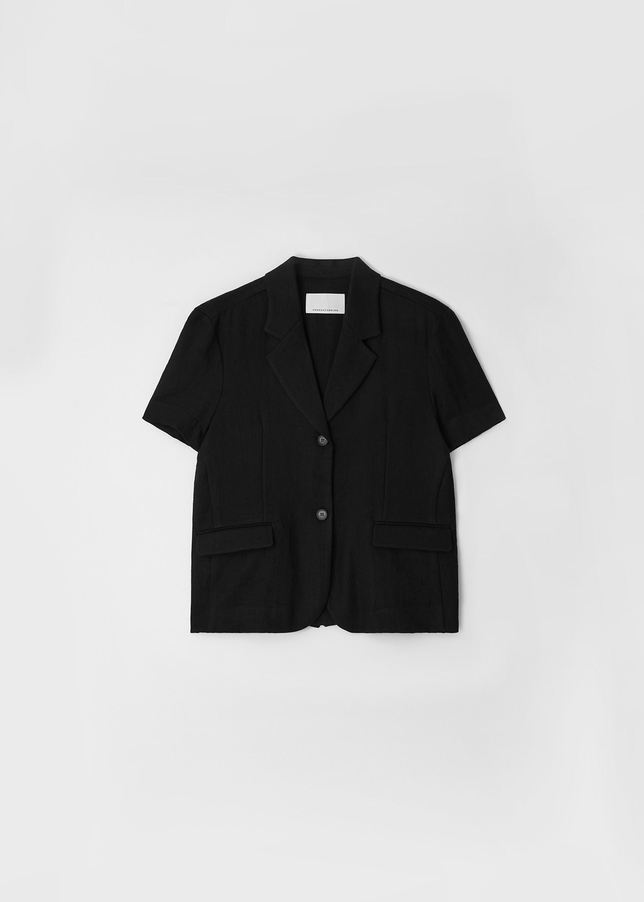 Linen Short-Sleeve Summer Jacket