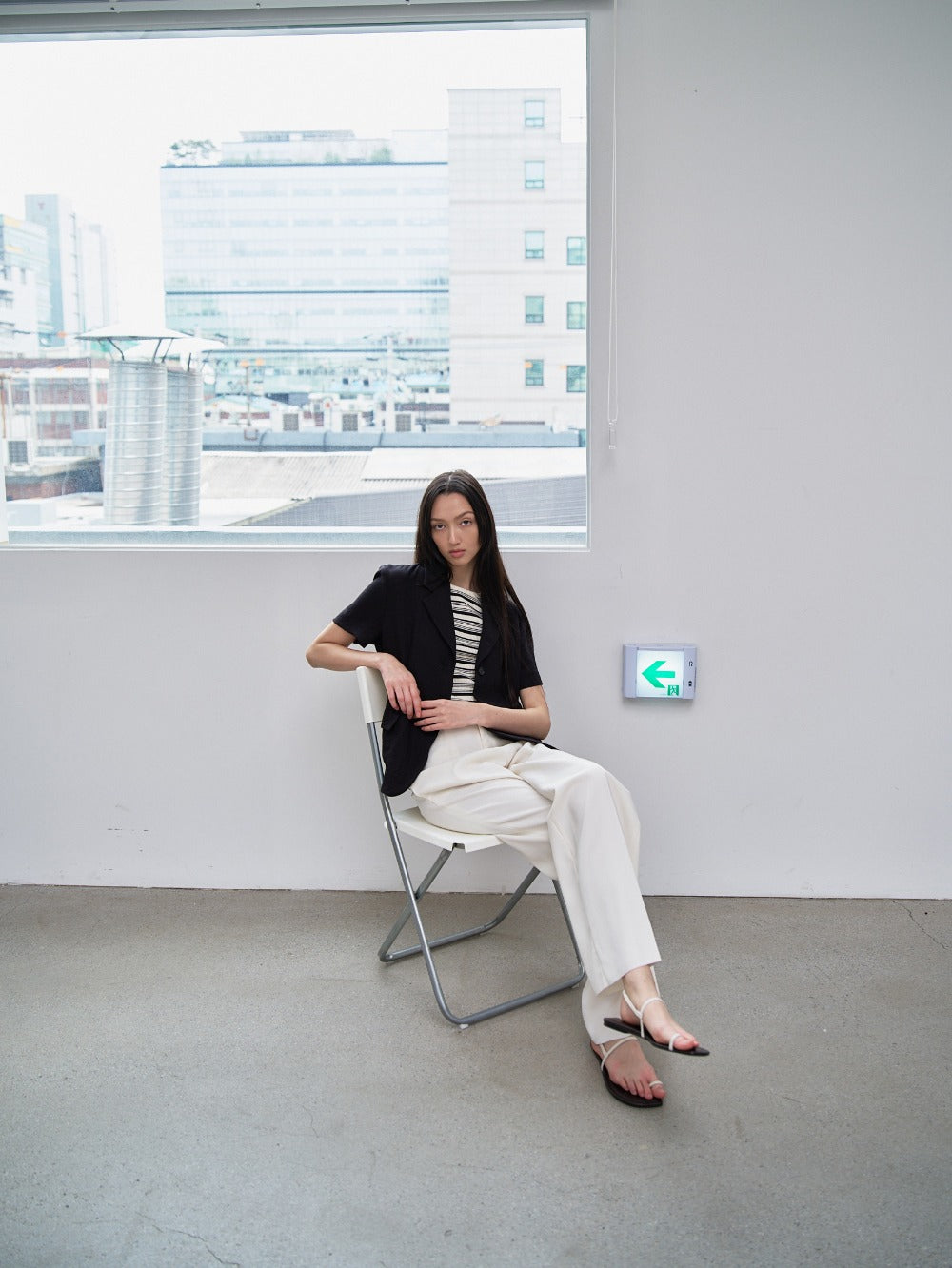 Linen Short-Sleeve Summer Jacket