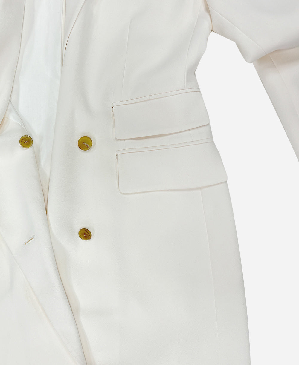 London maxi blazer cream