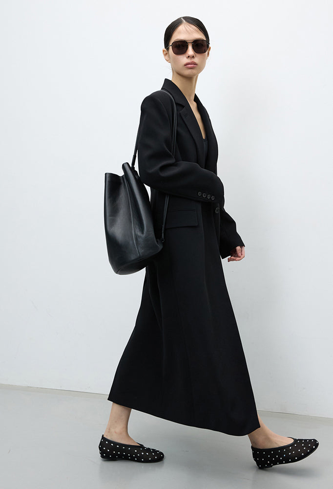 London maxi blazer black