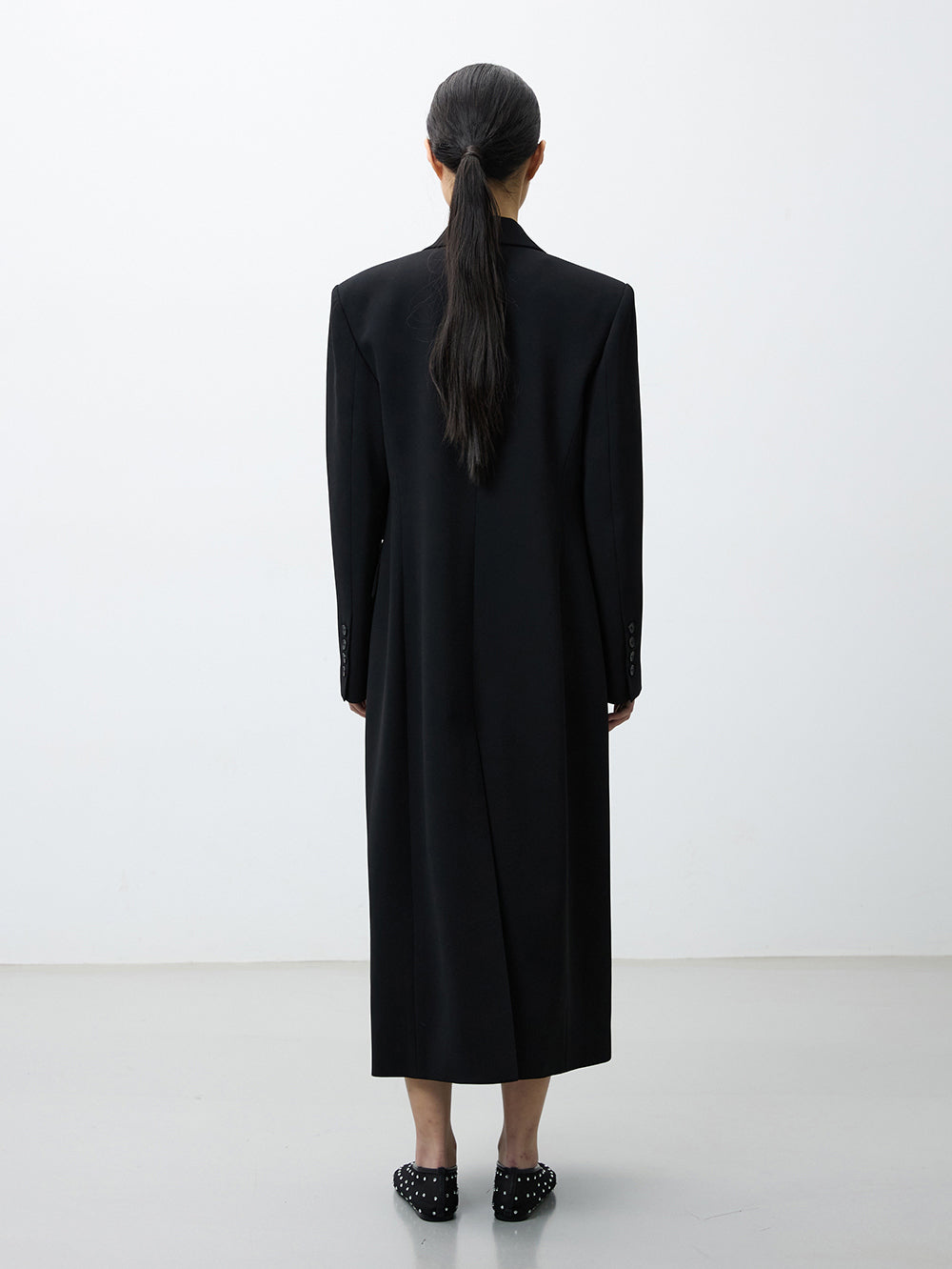 London maxi blazer black