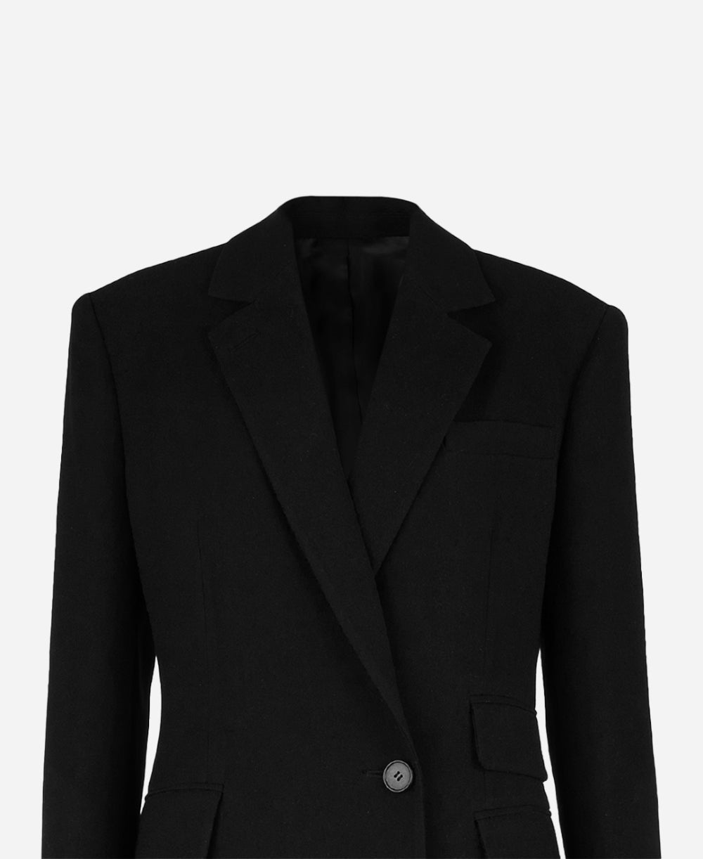 London maxi blazer black