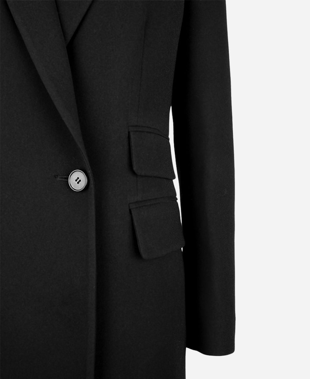 London maxi blazer black