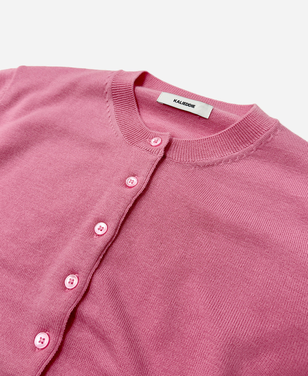 Merino wool round neck cardigan