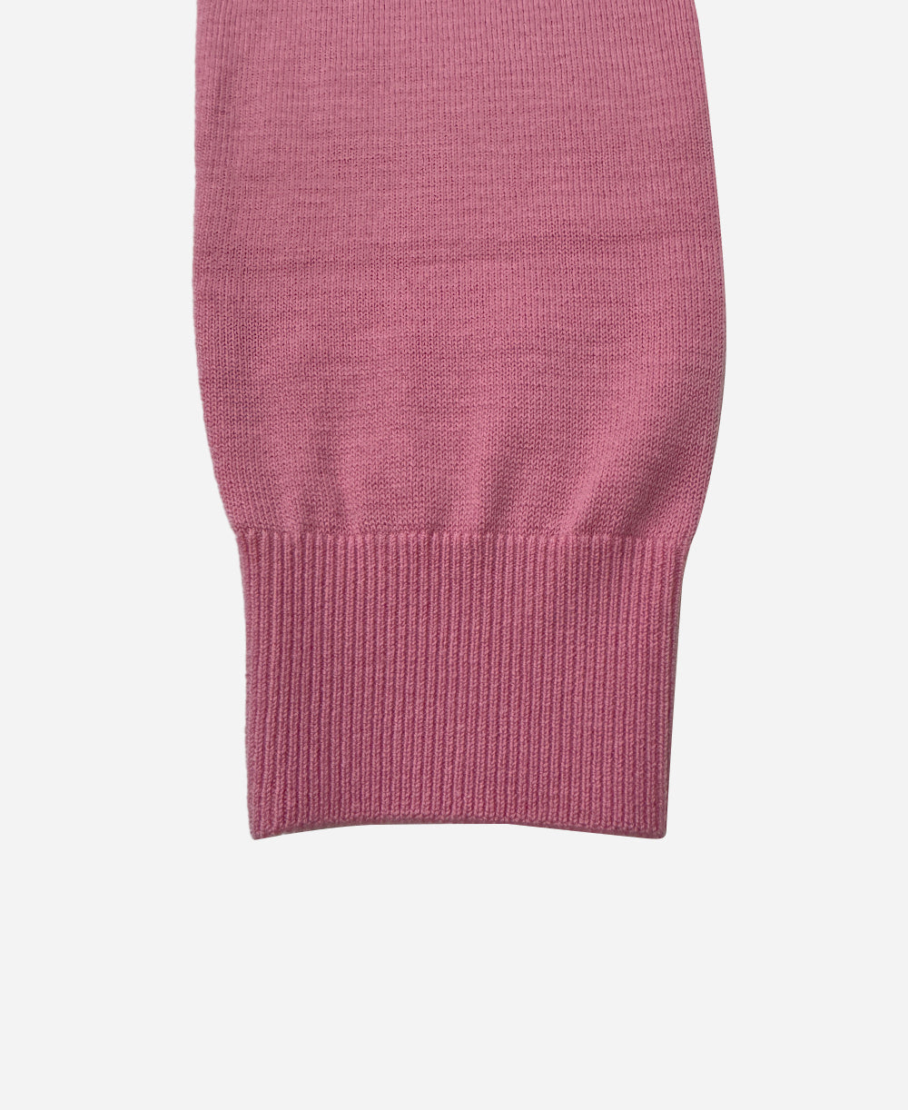 Merino wool round neck cardigan