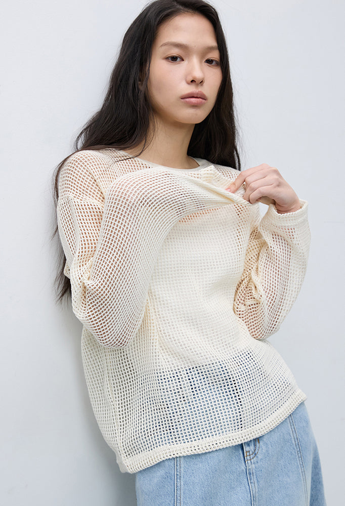 Mesh slim t-shirts