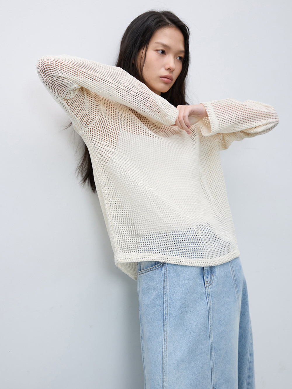 Mesh slim t-shirts