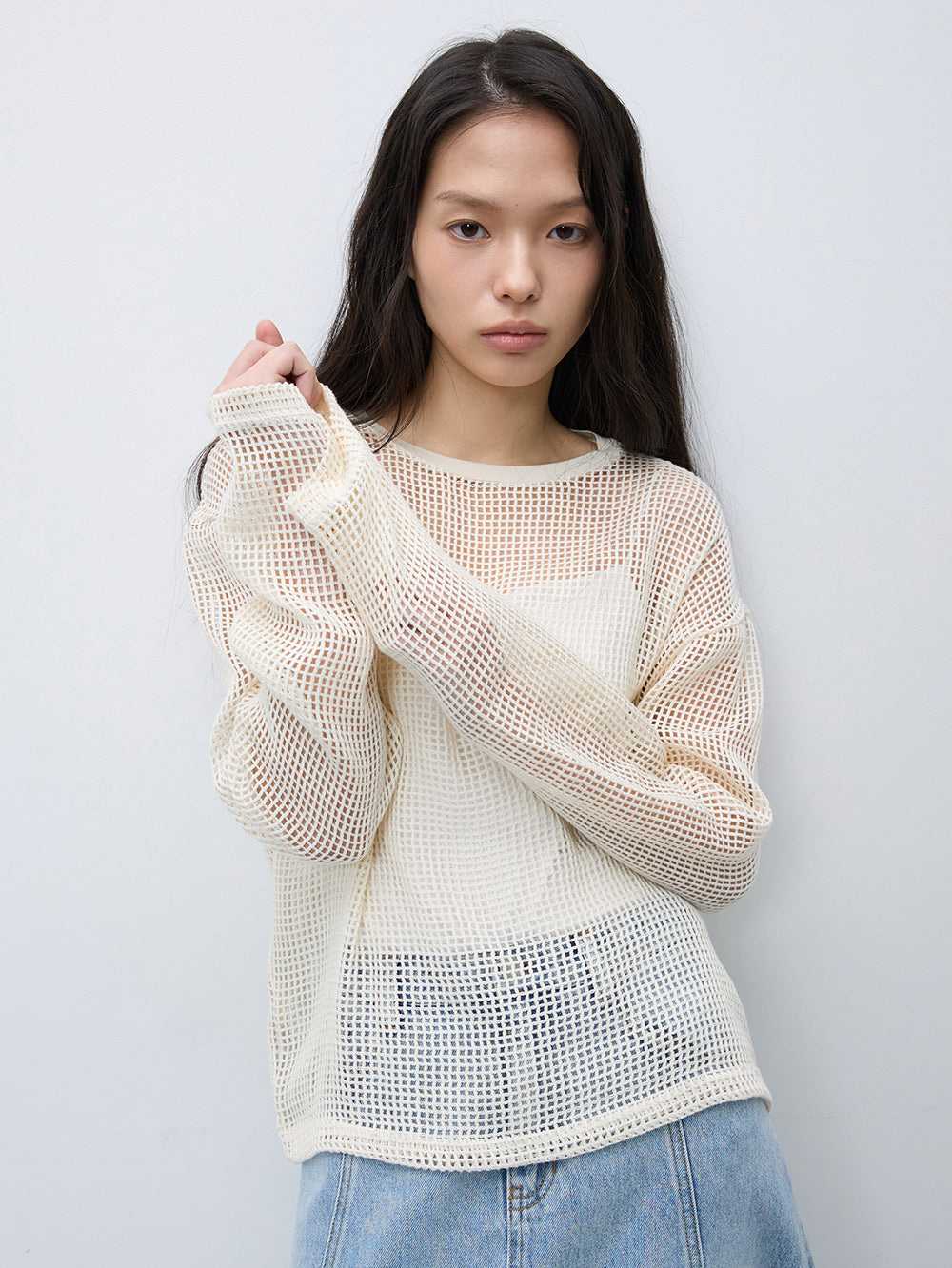 Mesh slim t-shirts