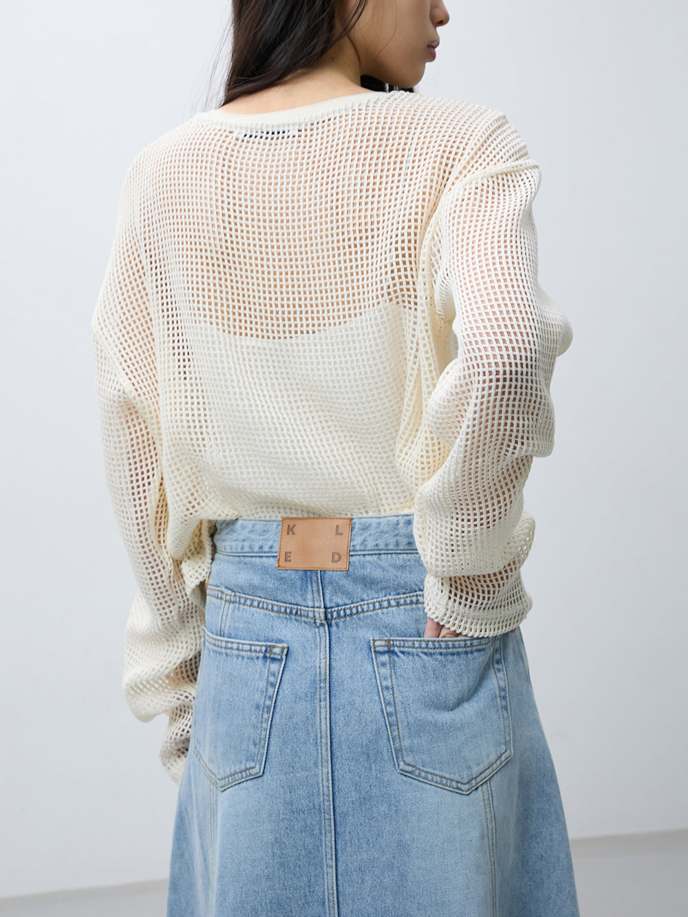 Mesh slim t-shirts