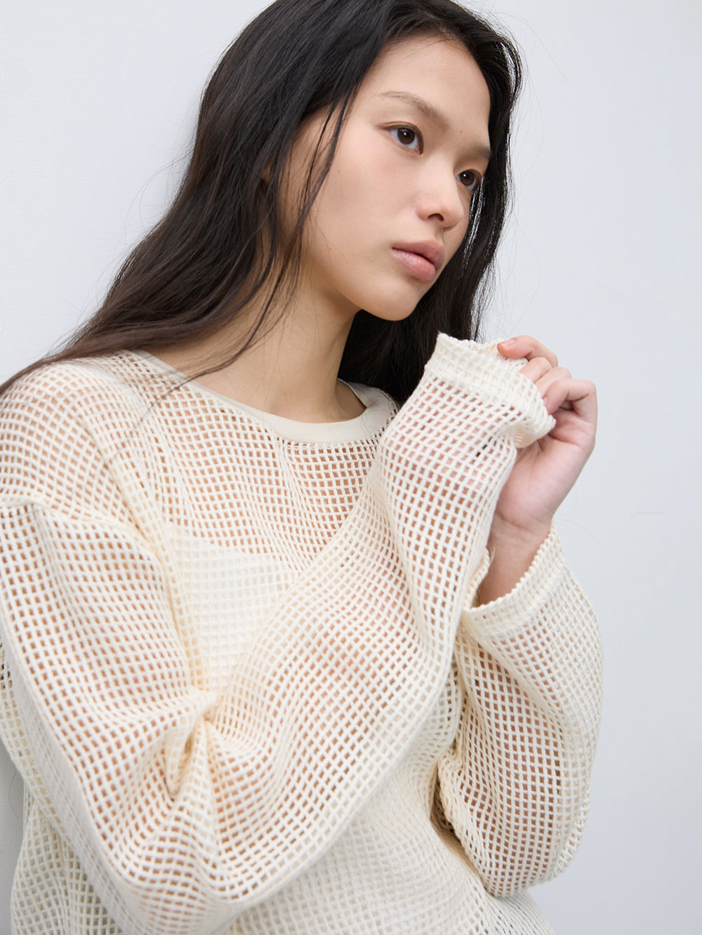 Mesh slim t-shirts