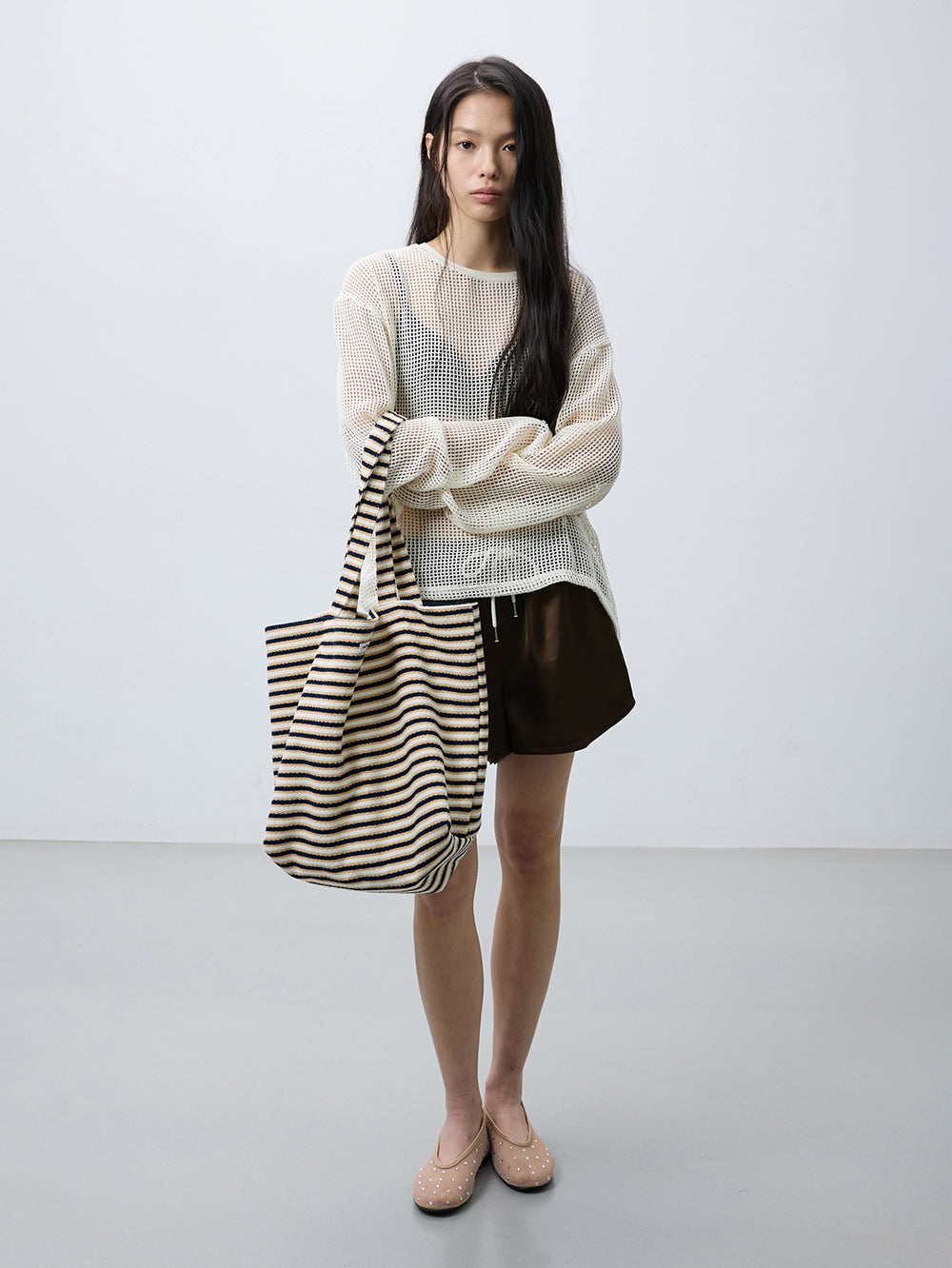 Mesh slim t-shirts
