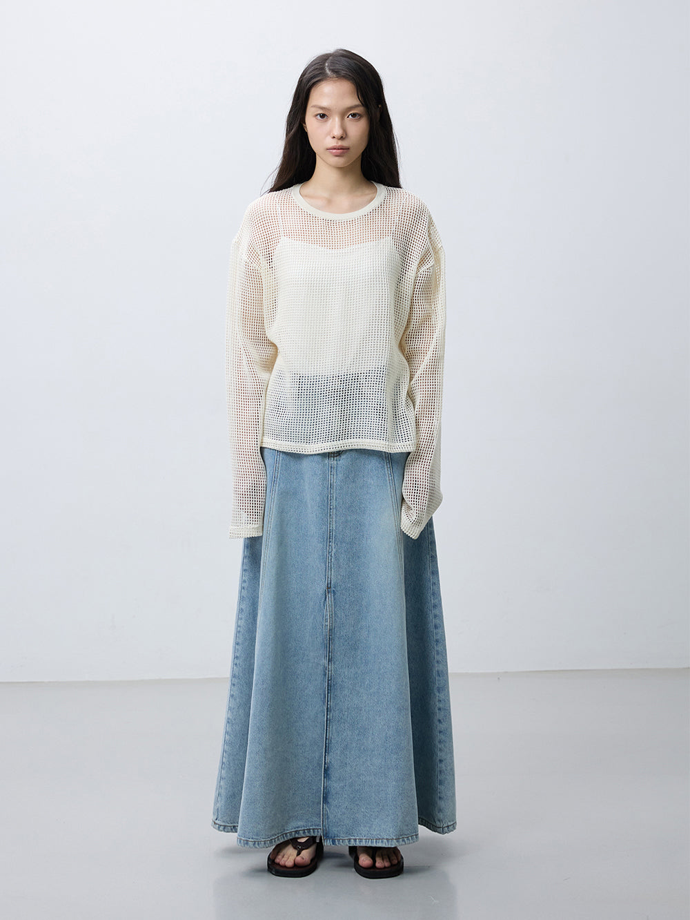 Mesh slim t-shirts