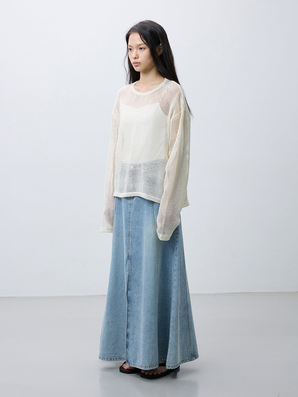 Mesh slim t-shirts