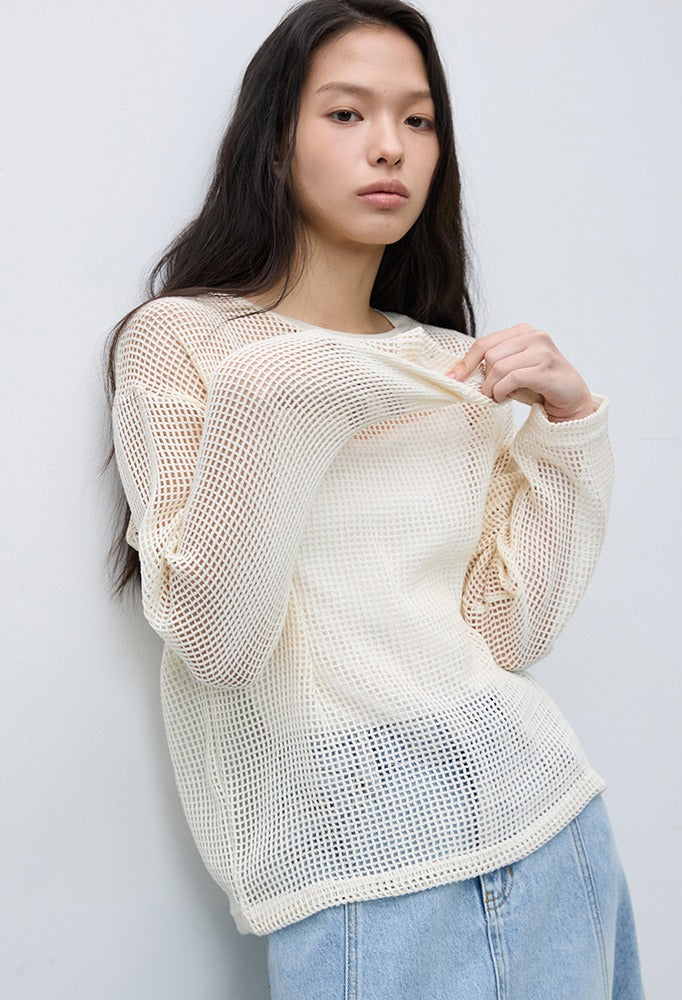 Mesh slim t-shirts