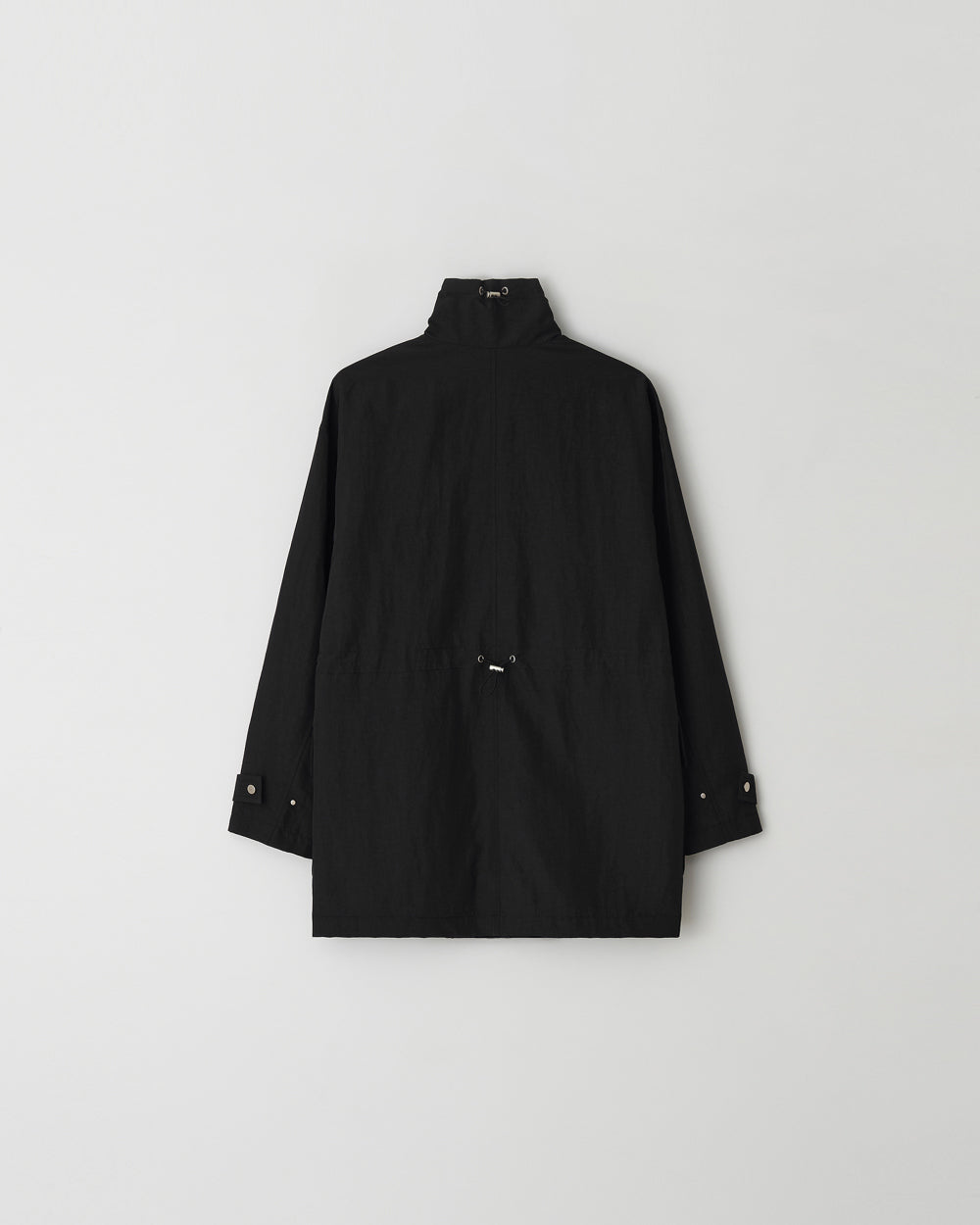 Pocket high neck coat