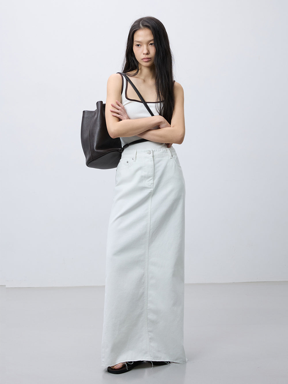 Real leather 14.7 backpack