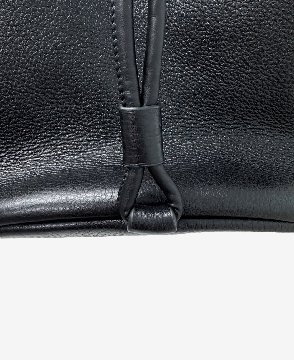 Real leather 14.7 backpack