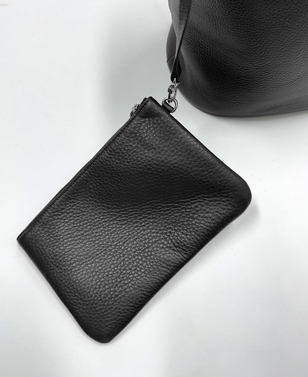 Real leather 14.7 backpack