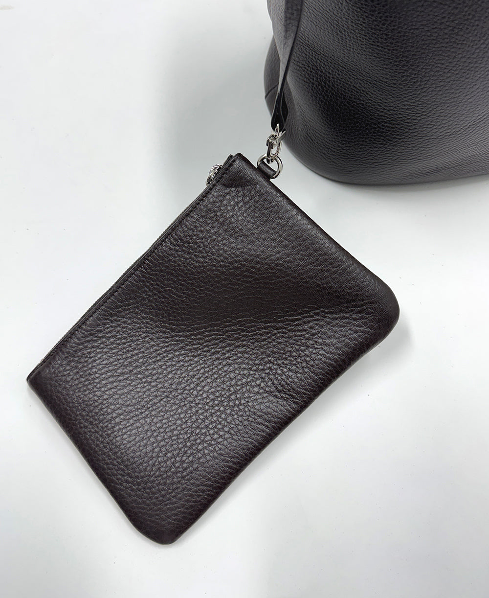 Real leather 14.7 backpack