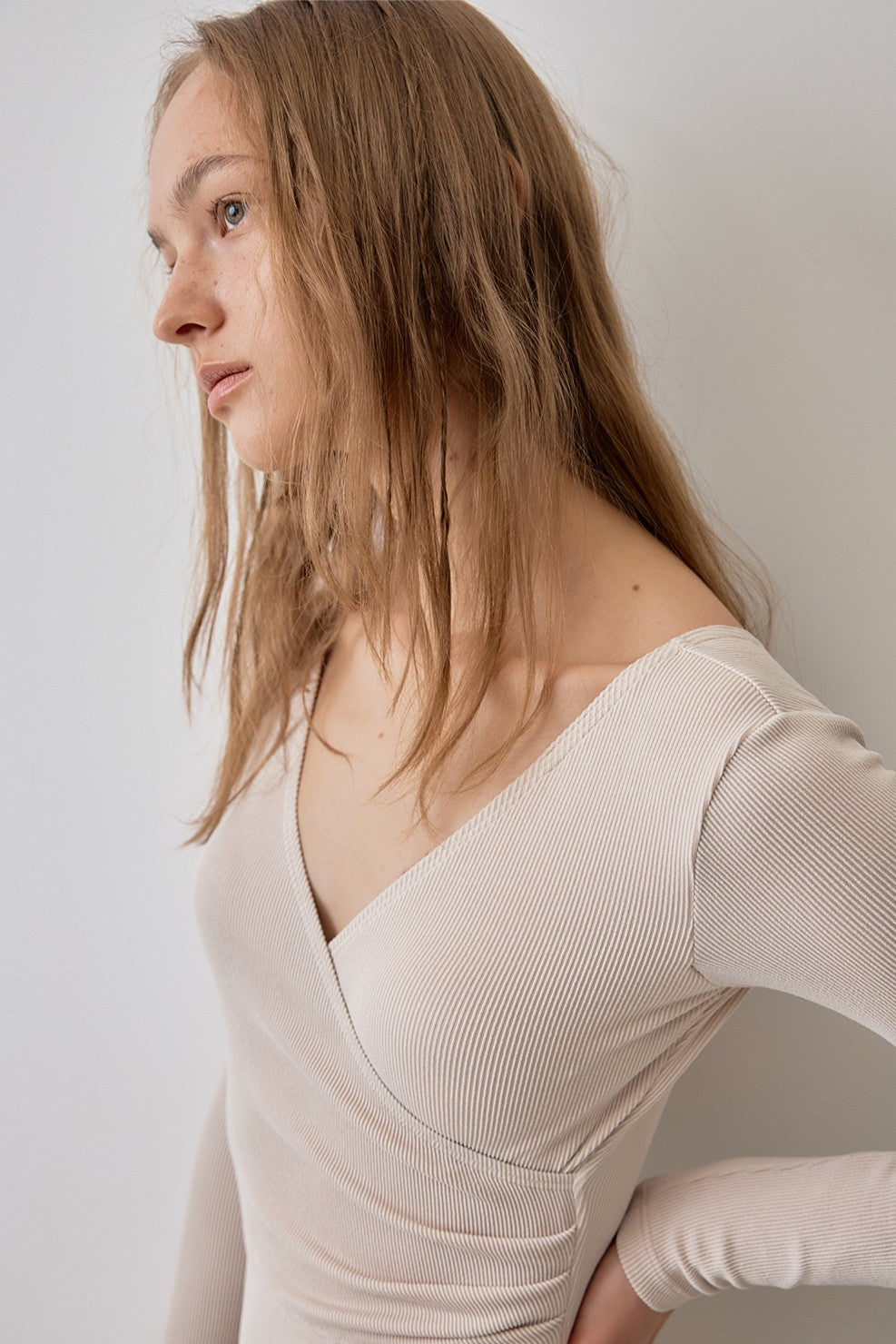 Ribbed Crossover Rashguard