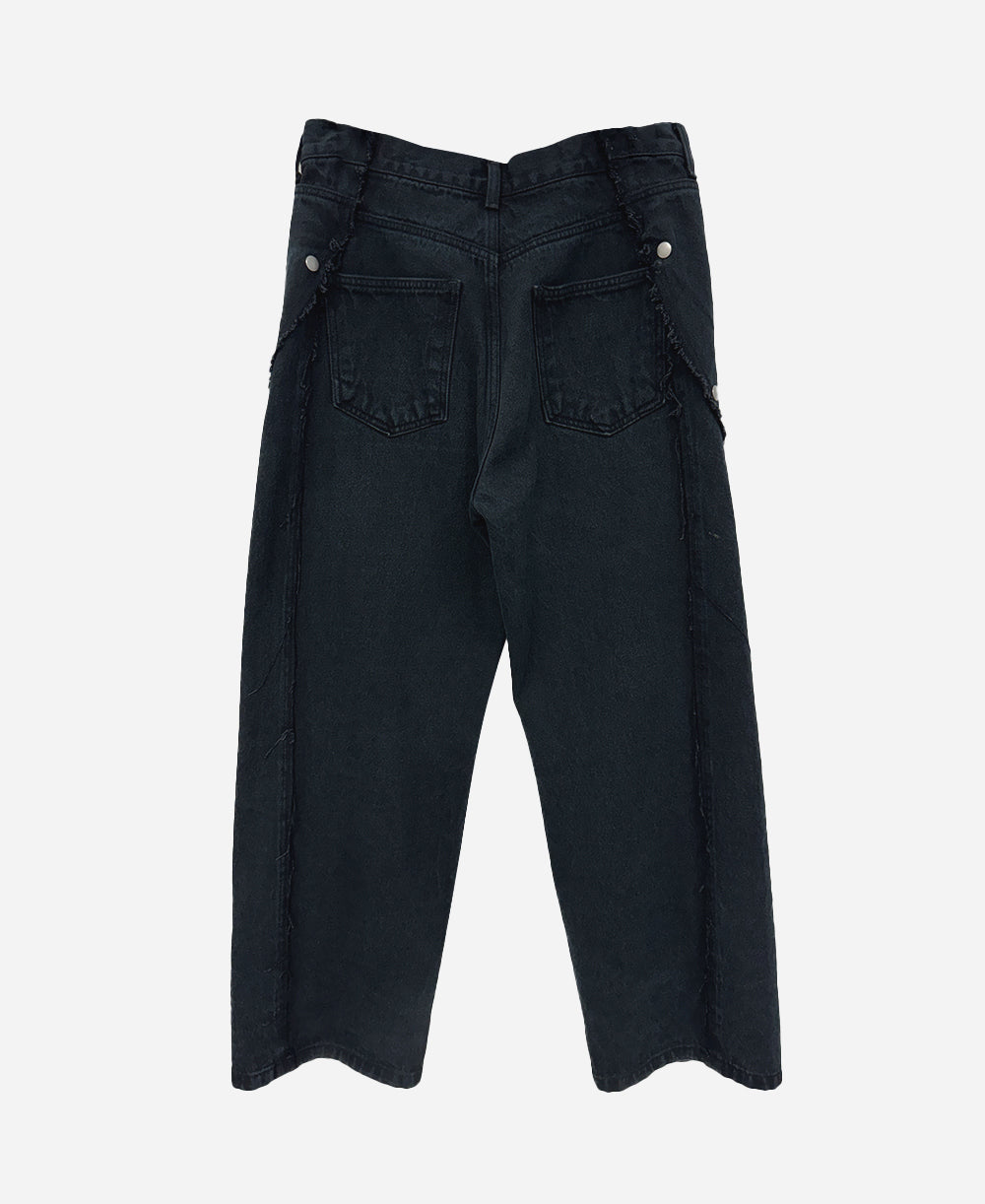 Black dot jeans