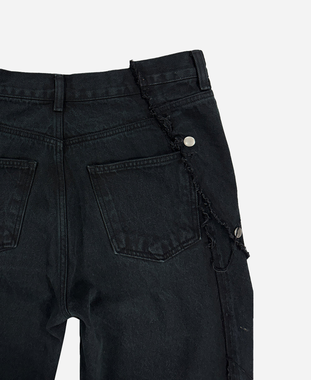Black dot jeans