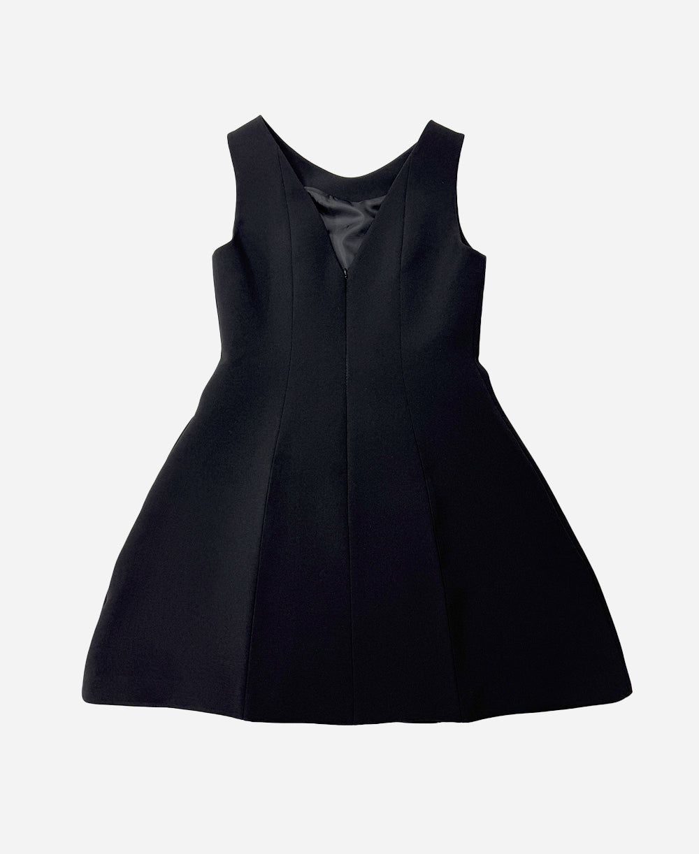 Sleeveless volume mini dress